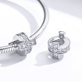 Silver Cross Charm